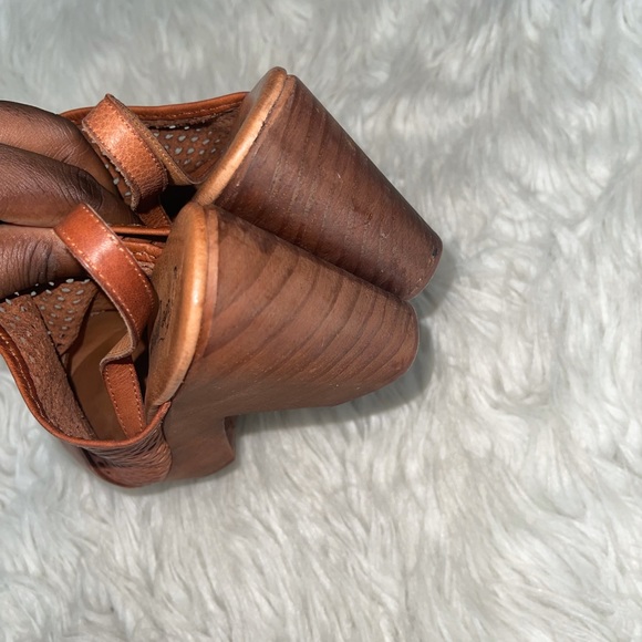 Free people Logan leather wooden clogs - Picture 4 of 8